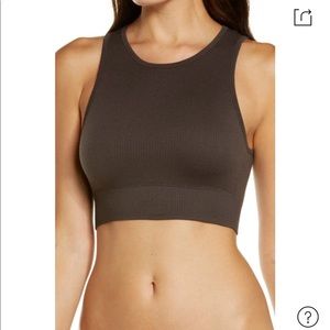 NEW- SKIMS Stretch Rib High Neck Bra- Size S/M. Tags attached!